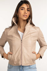Beige Basic Jacket WM-JKT-WS23-043